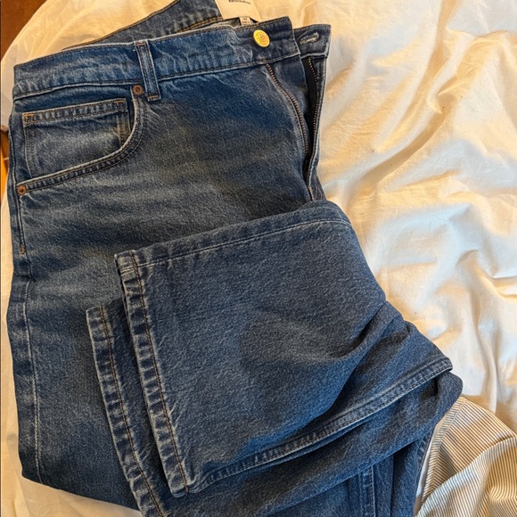 Reformation Blue Straight Leg Jeans - Picture 11 of 14